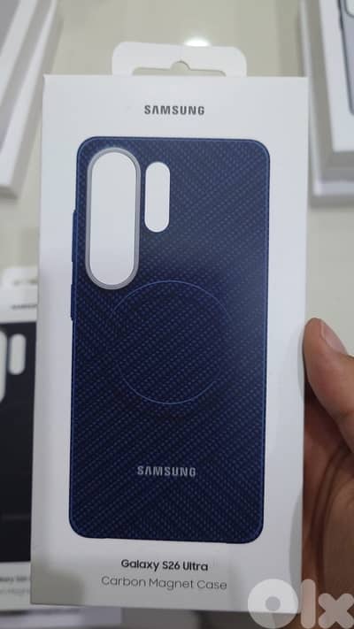 Samsung Galaxy s26 ultra carbon magnet case dark blue