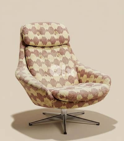 mid century lounge chairs, swivel chairs 1970's