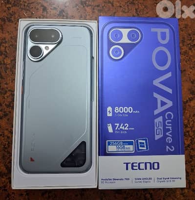 Tecno Pova Curve 2 256Gb (used 2 days)