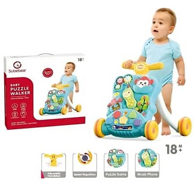 2 in 1 Baby Walker Music Learning Toy 18+ Months
