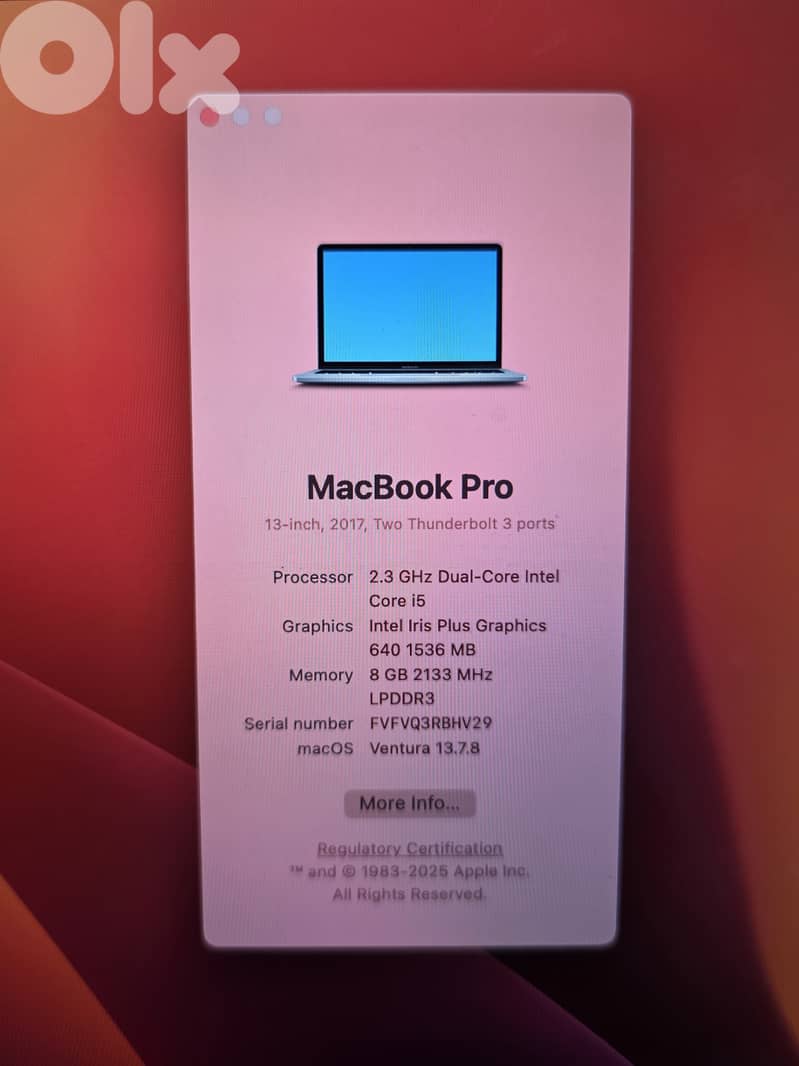 13 inch MacBook pro 2017 3