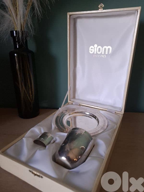 siom orfevre full christening set 3