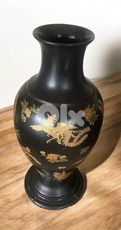 long chinese 1960 antique 3 vases