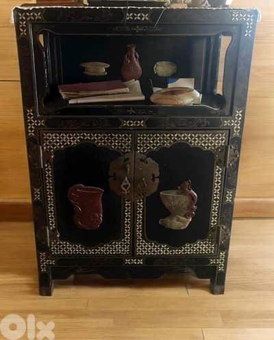 antique 1960 chinese laquered closets 3 different pcs