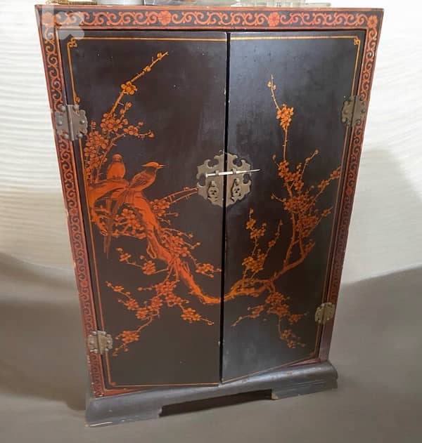 antique 1960 chinese laquered closets 3 different pcs 1