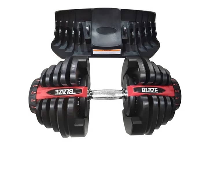 24KG adjustable dumbbells. 3