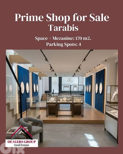 Prime Location Modern Shop for Sale in Achrafieh -Tabaris