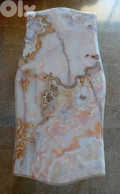 table set with marble Top made from Onix