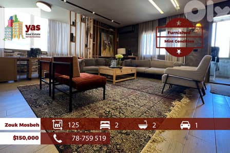 Zouk Mosbeh 125m2 | Furnished Flat | Unique Property | EH/RH