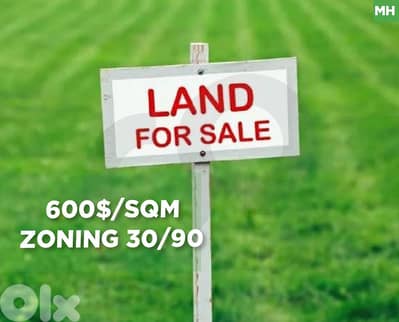 Land for Sale in Louaizeh – Panoramic View – Prime Zoning REF#MH129492