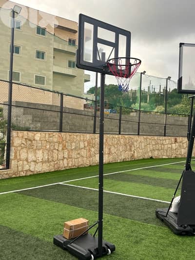 Portable basketball hoop 110 x 75 cm