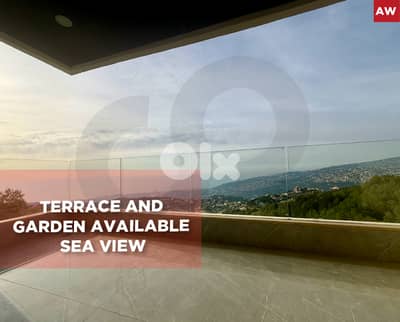Sea and mountain view  Calm area,Bhorsaf, Metn/حرصاف REF#AW135683