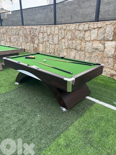 POOL TABLE 8 FT RAINBOW EDITION