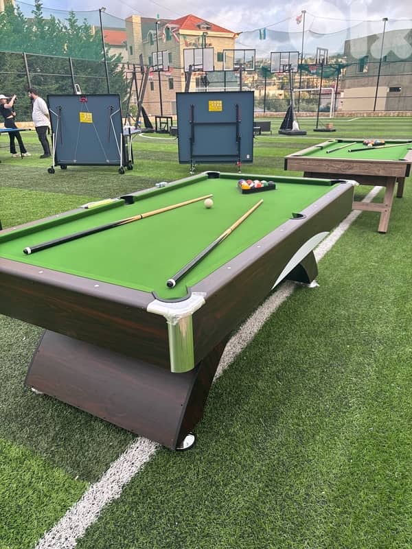 POOL TABLE 8 FT RAINBOW EDITION 1