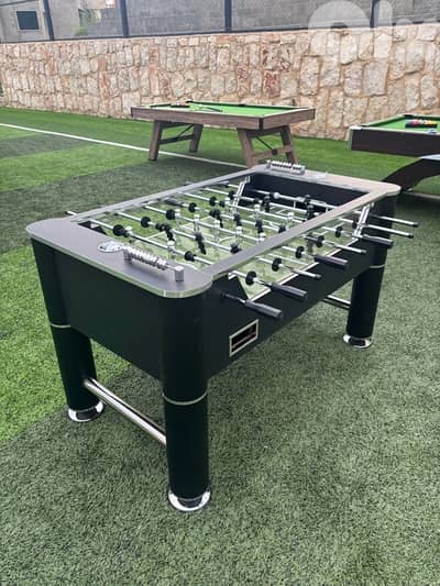 BABYFOOT TABLE PLEXI BLACK EDITION SOCCER TABLE