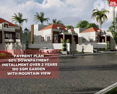 50% downpayment , 180 sqm garden,mountain view,Saida/صيدا REF#DS135686
