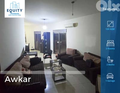 Furnished 120 SQM Apartment For Rent In Awkar شقة للإيجار #CK31421