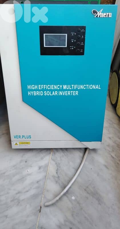 6 solar pannels and inverter 1