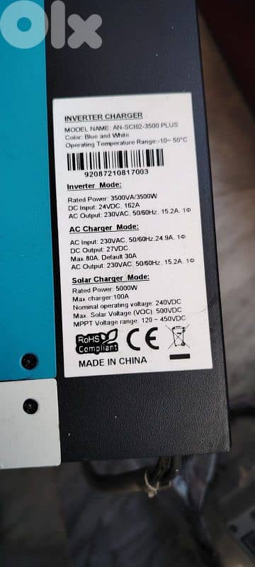 6 solar pannels and inverter 2