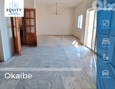 200 SQM Apartment With terrace For Rent In Okaibe شقة للإيجار#HS319138