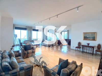 L21160 - Spacious & Furnished Apartment with View For Rent in Rabieh