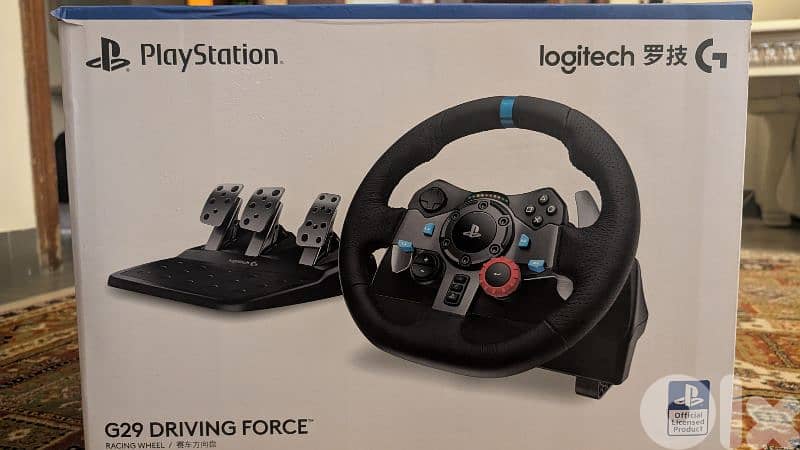 Logitech G29 steering wheel barely used like new 1