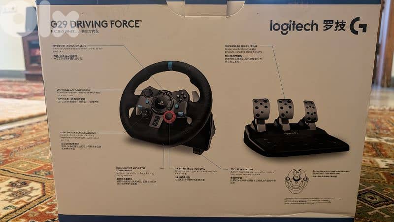 Logitech G29 steering wheel barely used like new 2