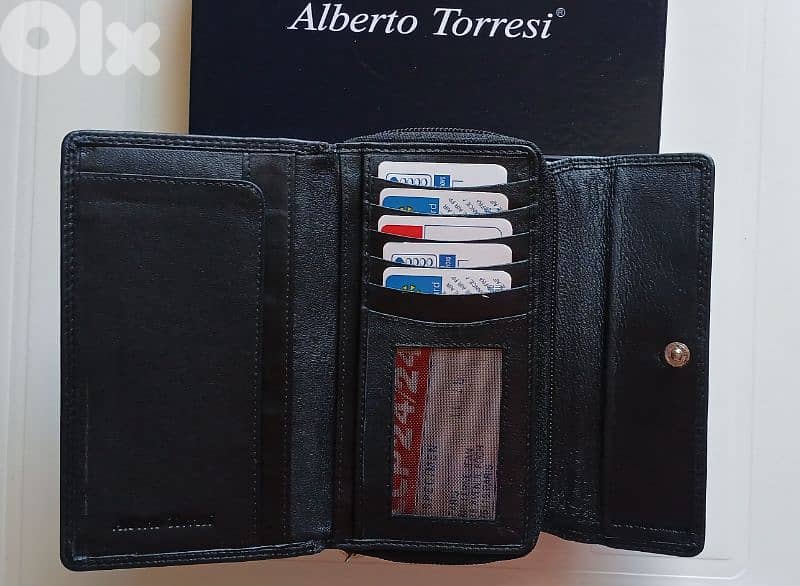New Soft Real Leather Woman Wallet - Made in Italy 3