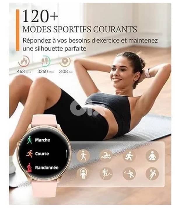 FOSMET Smartwatch for Women – Bluetooth Calling – Brand New 3
