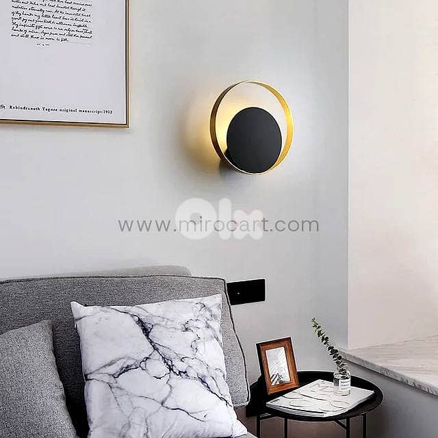 Eclipse LED Wall Light — 25cm Offset Sconce 2