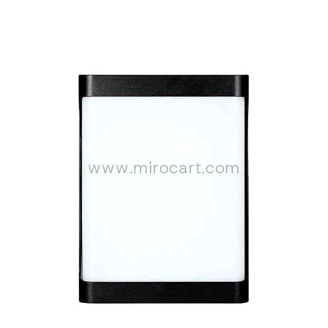Rectangular LED Outdoor Wall Light — 20cm Black 6