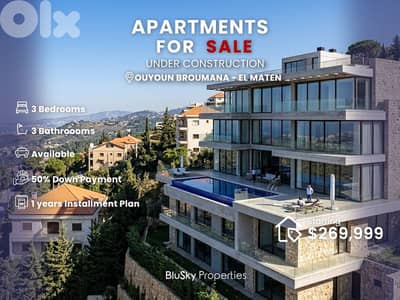 Apartments For SALE In Ouyoun Broumana #GS