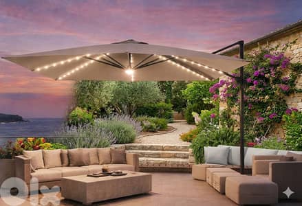 side umbrella led light