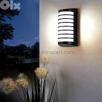 Ribbed Oval LED Wall Light — Matte Black