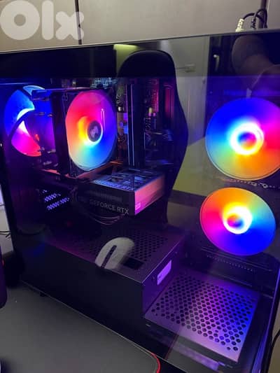 pc with all the setup used 1 month