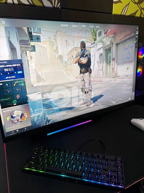 pc with all the setup used 1 month 1