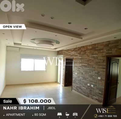 80 SQM Apartment fully decorated for SALE in Nahr Ibrahim - Jbeil!