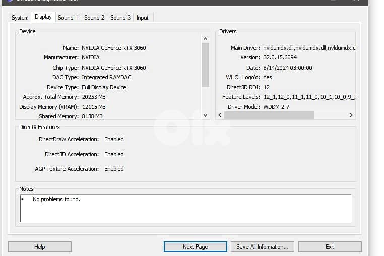 GAMING PC  + MONITOR  NVIDIA GeForce RTX 3060 Intel Core i7 4