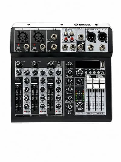 mixer 4ch with usb & bt & digital effect