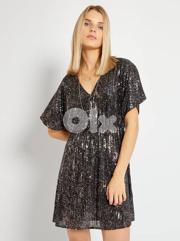 NEW KIABI SEQUIN DRESS IN TAG 3
