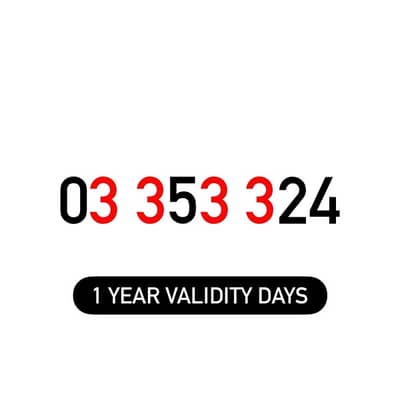 (2 3 4 5) Alfa Prepaid Mobile Number خط تشريج الفا مميز