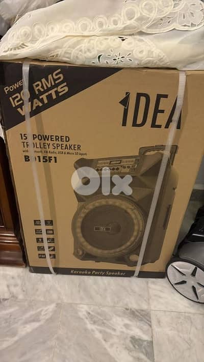 Idea speaker 120watts rms new