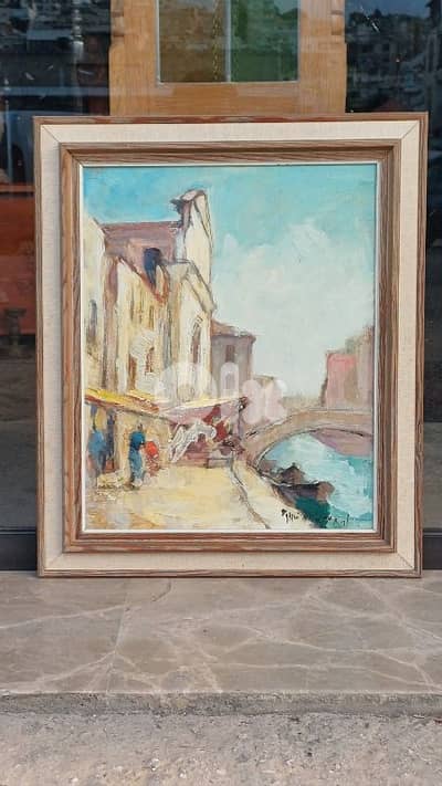 لوحة رسم زيتي اوروبية