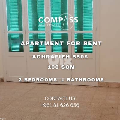 APARTMENT FOR RENT IN ACHRAFIEH 500$