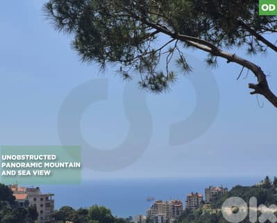 LAND/Awkar, Metn/Amazing view/عوكر/ Zoning:30/90 / REF#OD135716 !