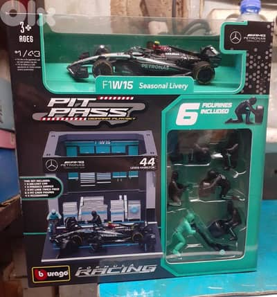 Lewis Hamilton Mercedes W15 (2024) diecast model set 1;43.