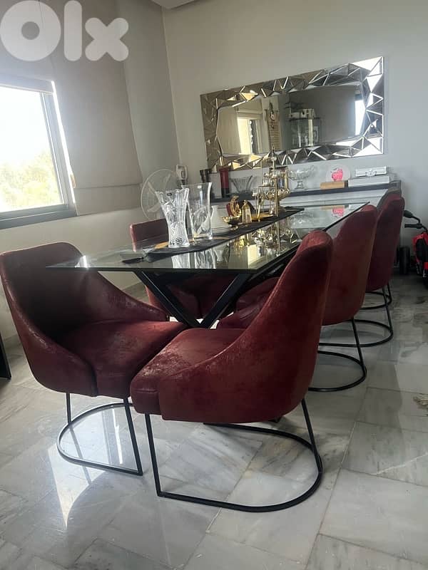 dining table with 7 chairs 3