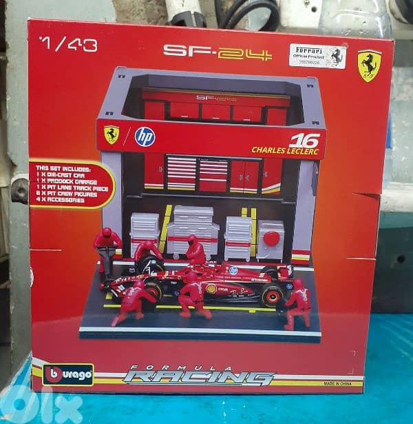 C. Leclerc Ferrari SF-24 (2024) diecast model set 1;43 1