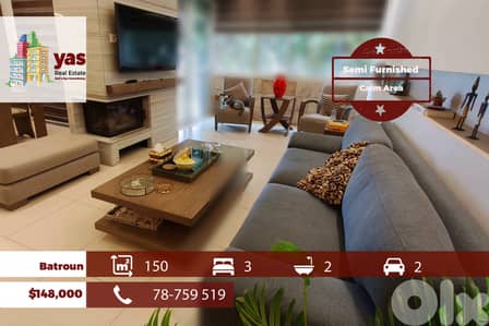 Batroun 150m2 | Partly Furnished | Calm Area | Prime Location | OJH