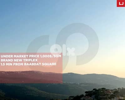 Stunning view , Brand new Triplex ,  Baabdath / بعبدات REF#LJ133814